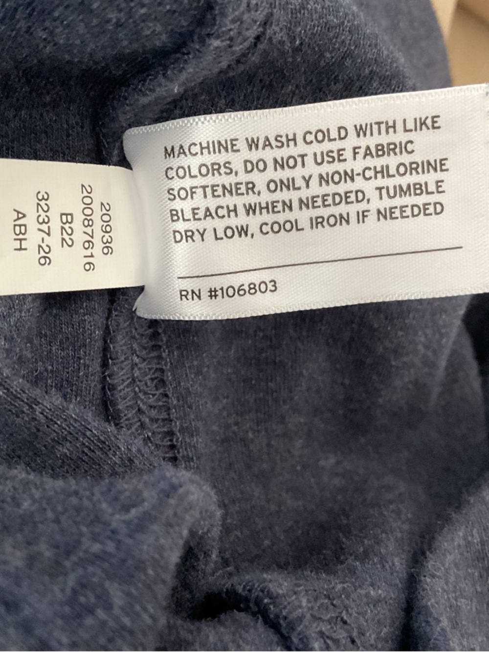 Duluth Trading Co NoGA Naturale Pants Women Navy Blue Straight S x 29 - Picture 7 of 7
